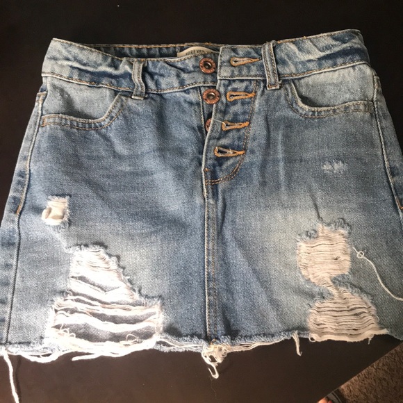 Forever 21 Bottoms Jean Skirt Girls Poshmark